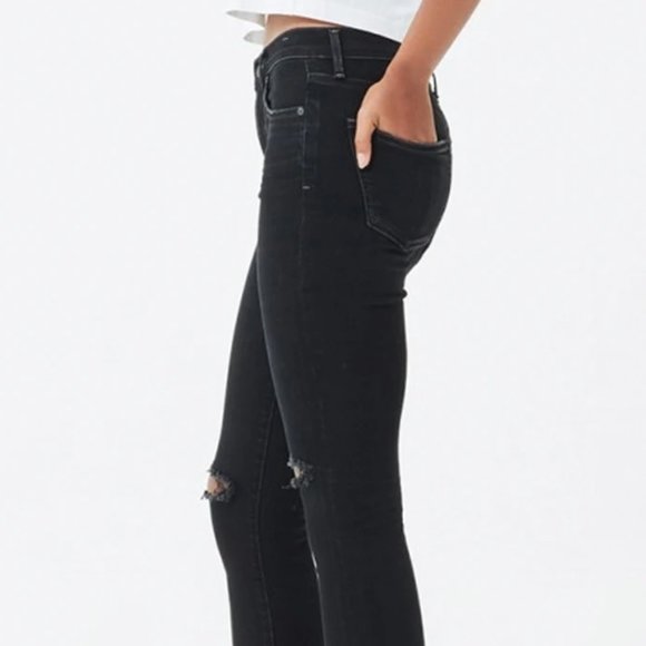 CITIZENS OF HUMANITY Rocket Crop High Rise Skinny Jean in Siren - Picture 4 of 7